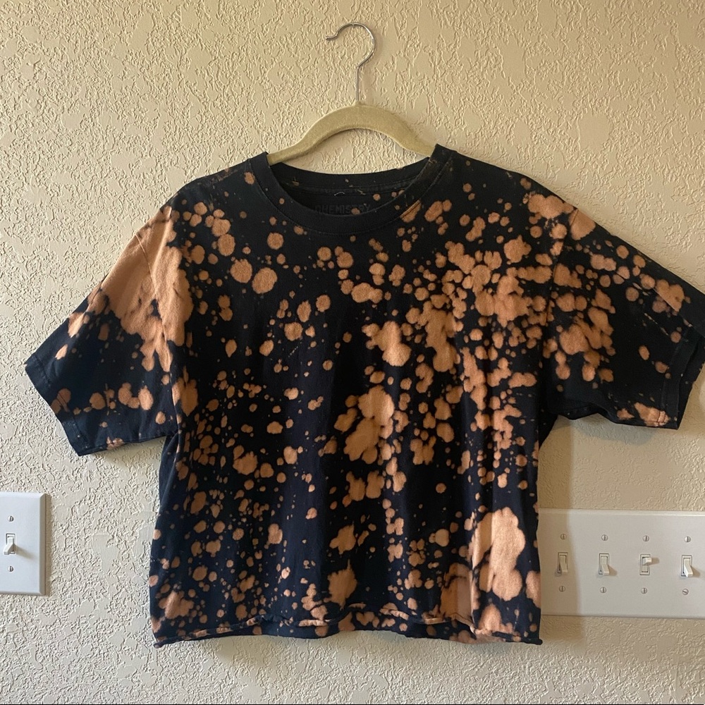 Acid Wash Black Crop Top 🖤